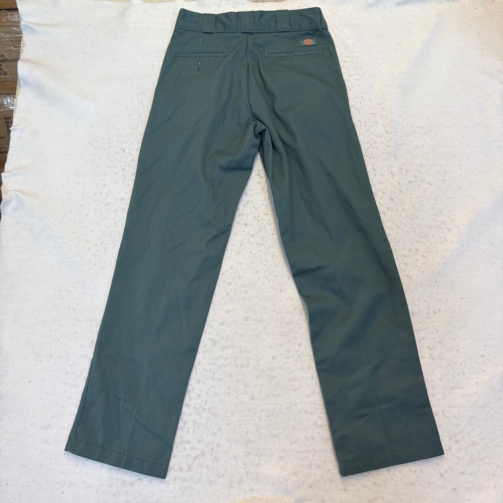 Dickies 874 Original Fit Work Pants Mens 30x32 Green Lincoln Straight Leg